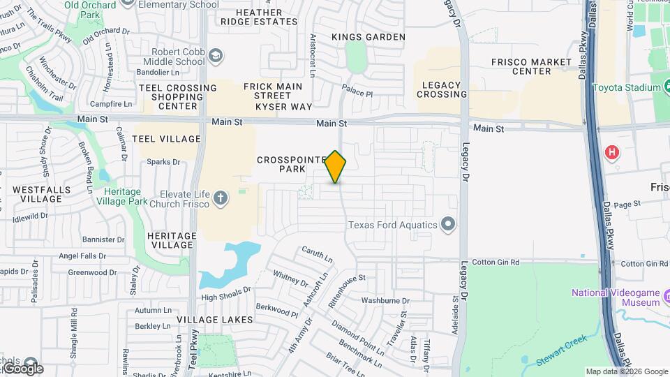 3773 Wellesley Ave Map and Location Details