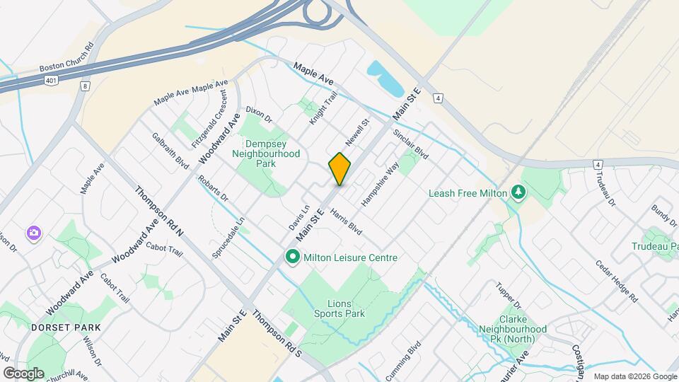 1208 Main St E Map and Location Details