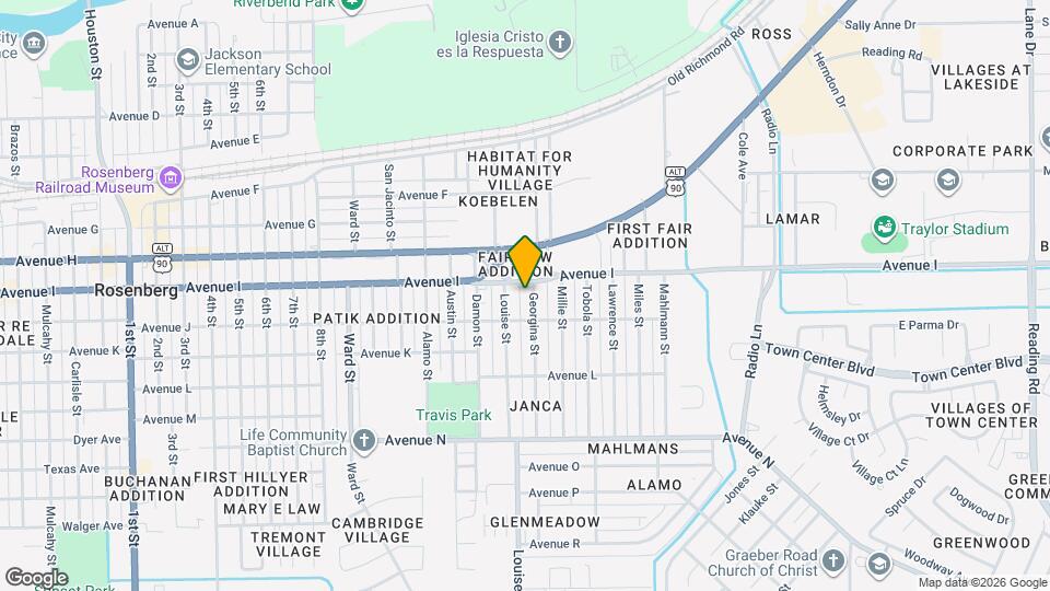 1108 Georgina St Map and Location Details