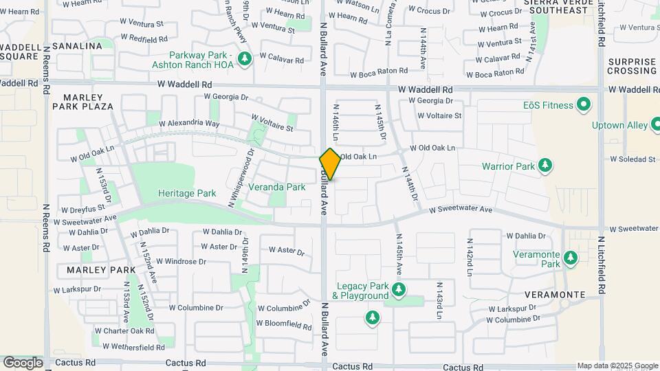 13244 N 146th Ln Map and Location Details