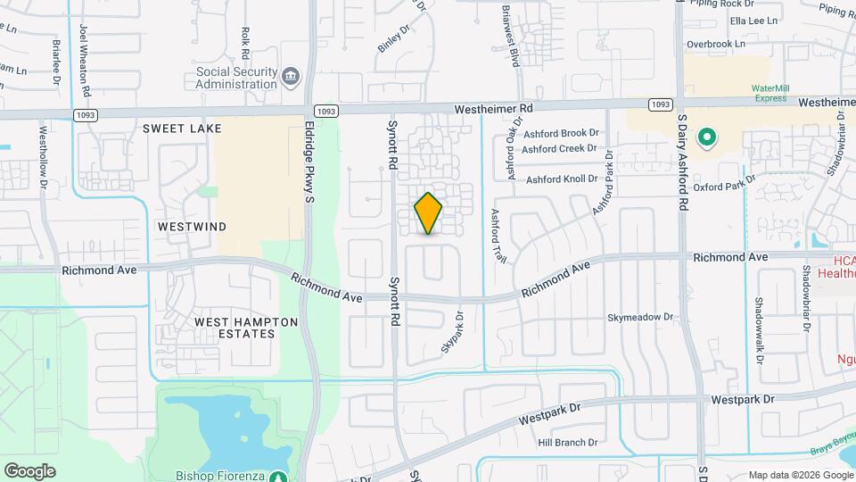 13022 Hollow Brook Dr Map and Location Details