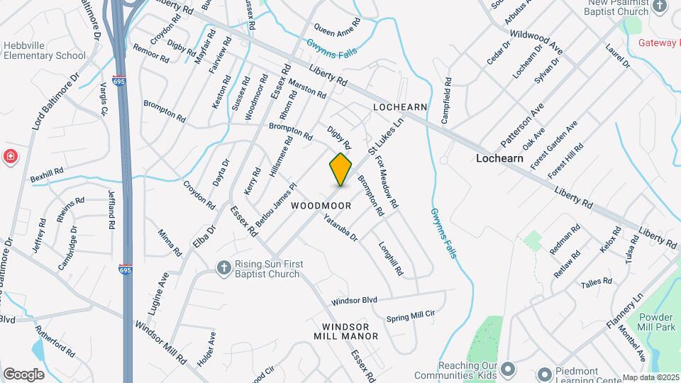 3211 St Lukes Ln Mapa y Detalles de la Ubicación