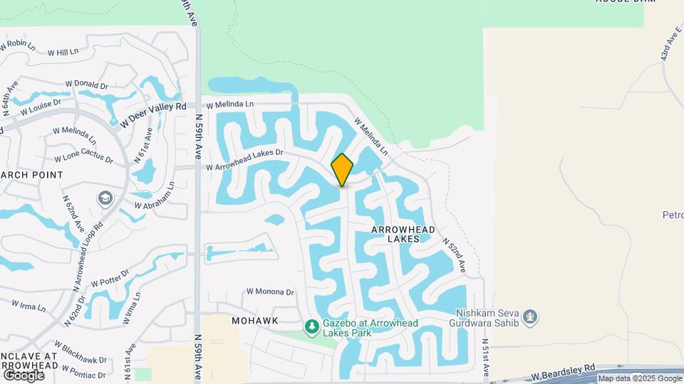 21428 N 55th Ave Map and Location Details