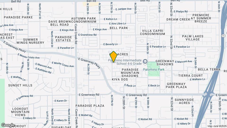 2701 E Marconi Ave Map and Location Details