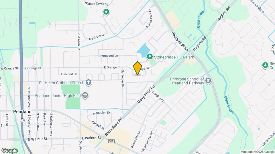 3116 Creek Bank Ln Map and Location Details