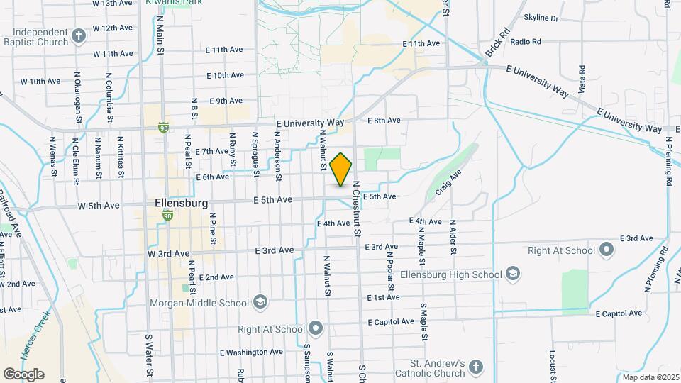 709 E 5th Ave Mapa y Detalles de la Ubicación