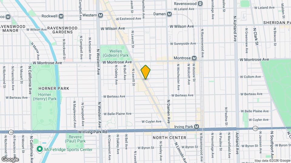 4251 N Lincoln Ave Map and Location Details