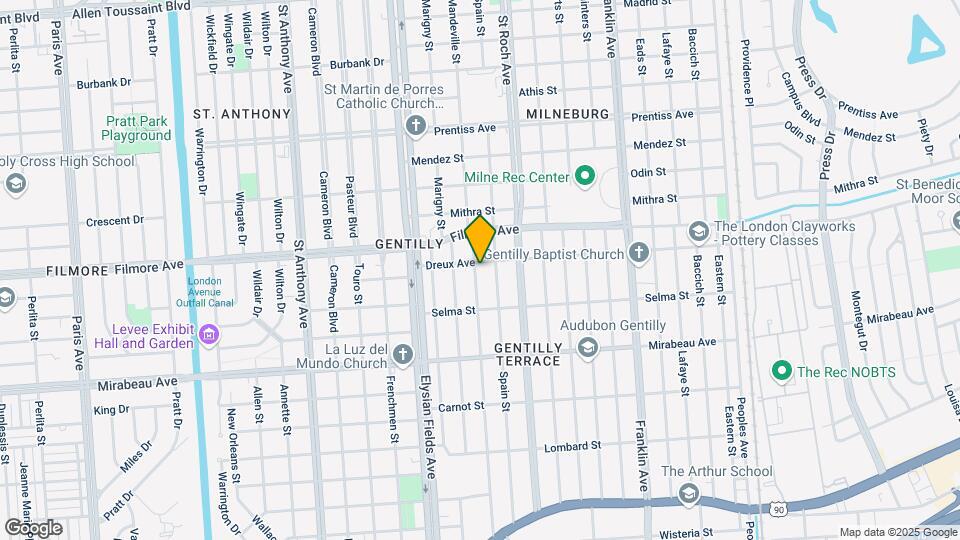 5171 Mandeville St Map and Location Details