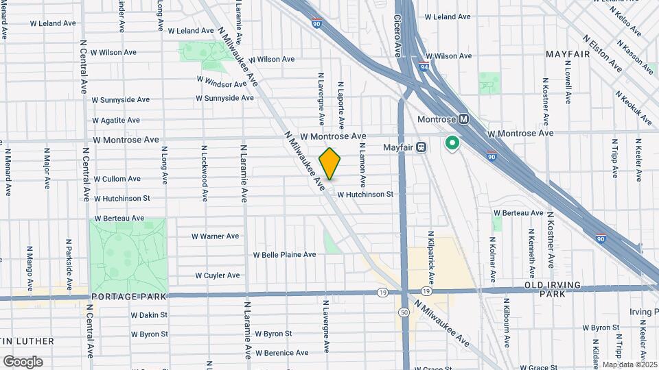4244 N Milwaukee Ave, Unit #1 Map and Location Details