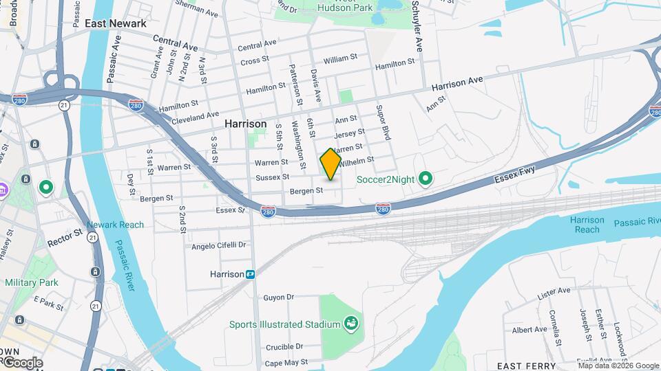 622 Bergen St, Unit 2nd floor Map and Location Details