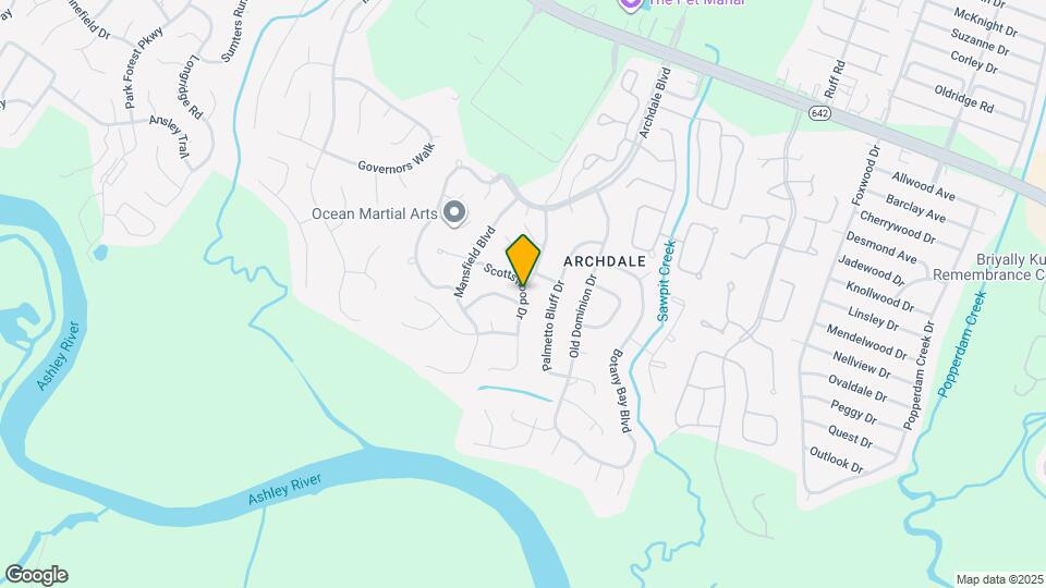 118 Scottswood Dr Map and Location Details