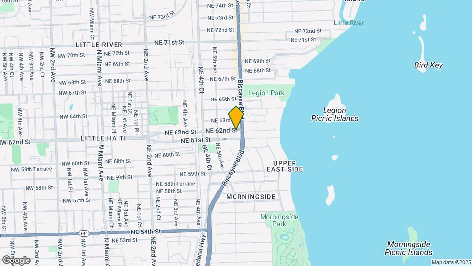 586 NE 62nd St Map and Location Details