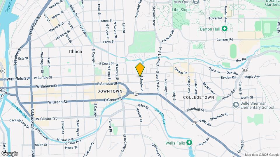 206 Schuyler Pl Map and Location Details
