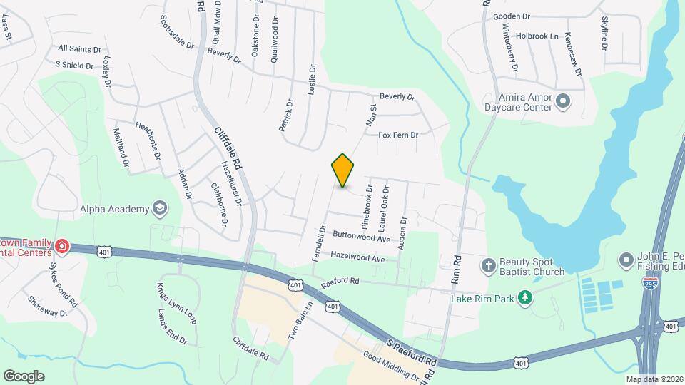 7819 Rosewood Ave Map and Location Details