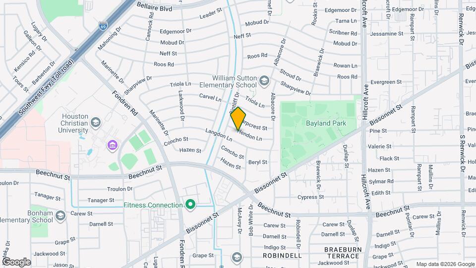 6817 Hendon Ln Map and Location Details