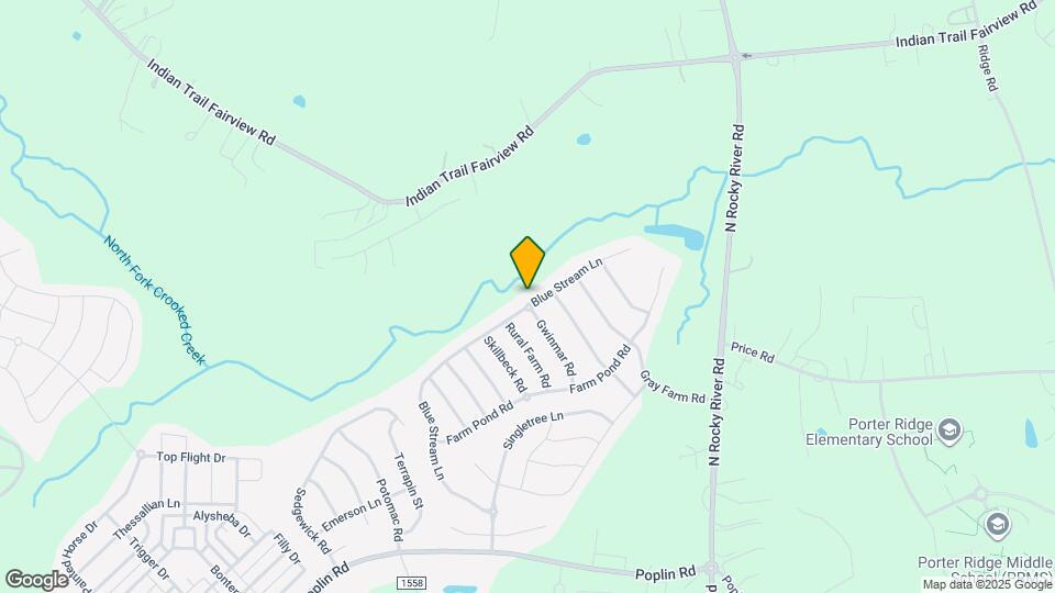 8003 Blue Stream Ln Map and Location Details