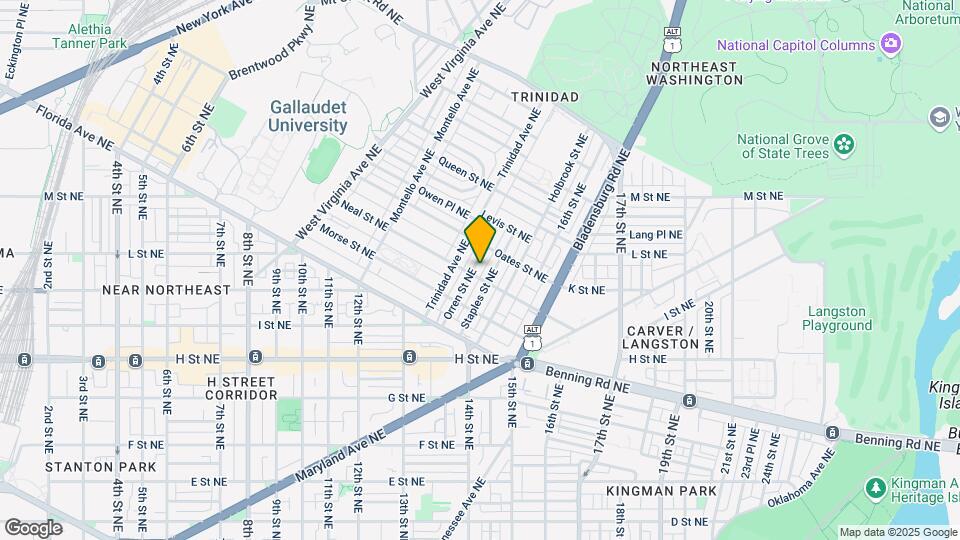 1309 Orren St NE Map and Location Details