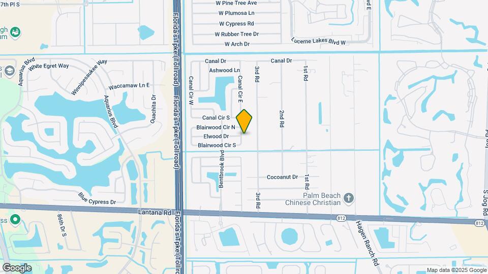 7738 E Blairwood Cir Map and Location Details
