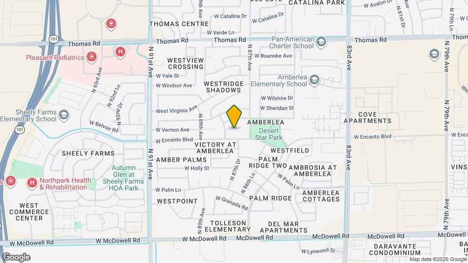 8725 W Vernon Ave Map and Location Details