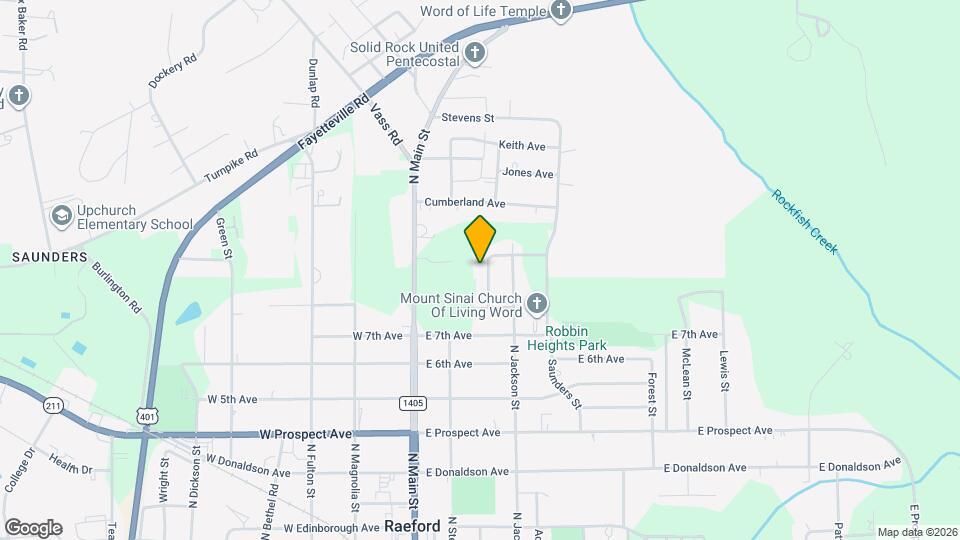 917 Johnson St Map and Location Details