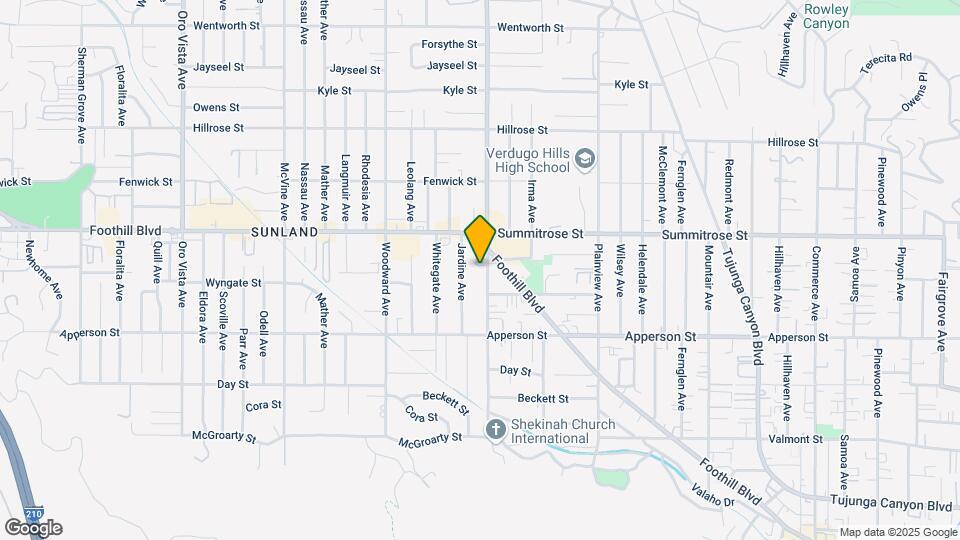 10419 Mount Gleason Ave Map and Location Details