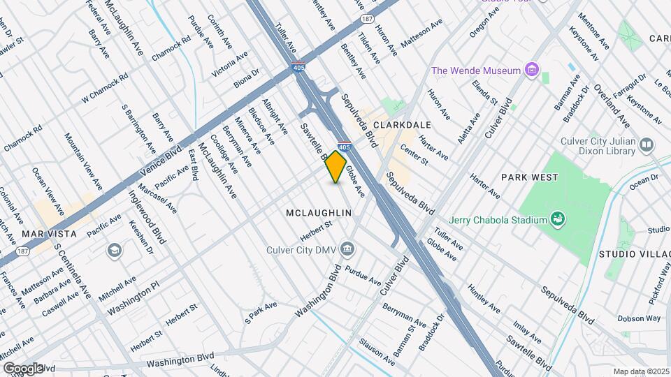 4041 Sawtelle Blvd Mapa y Detalles de la Ubicación