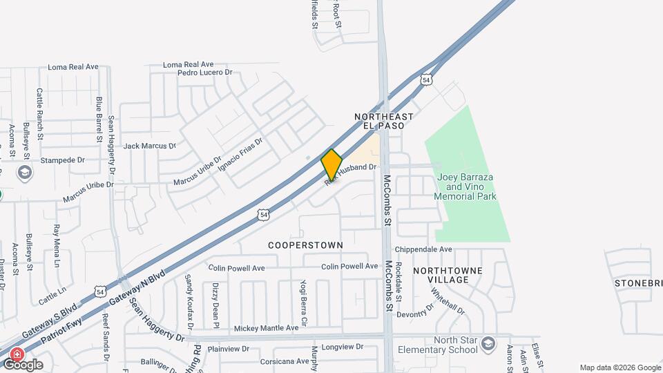 5700 Rick Husband Dr Map and Location Details