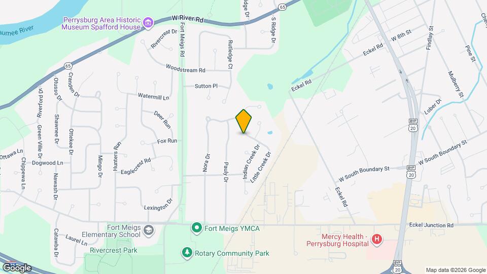 819 Little Creek Dr Map and Location Details