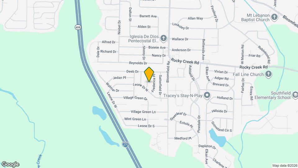 5752 Deborah Dr Mapa y Detalles de la Ubicación