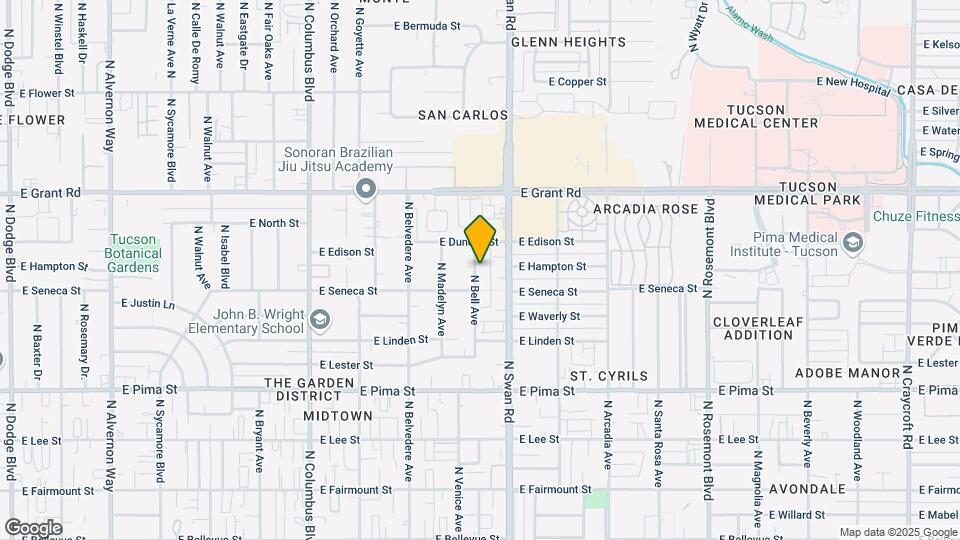 2136-2144 N Bell Ave Mapa y Detalles de la Ubicación
