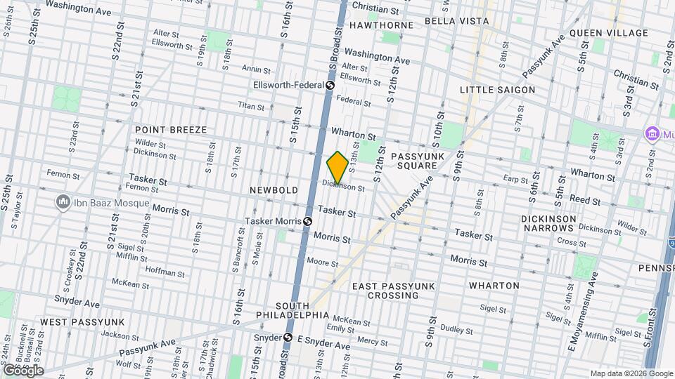 1502 S Clarion St Map and Location Details