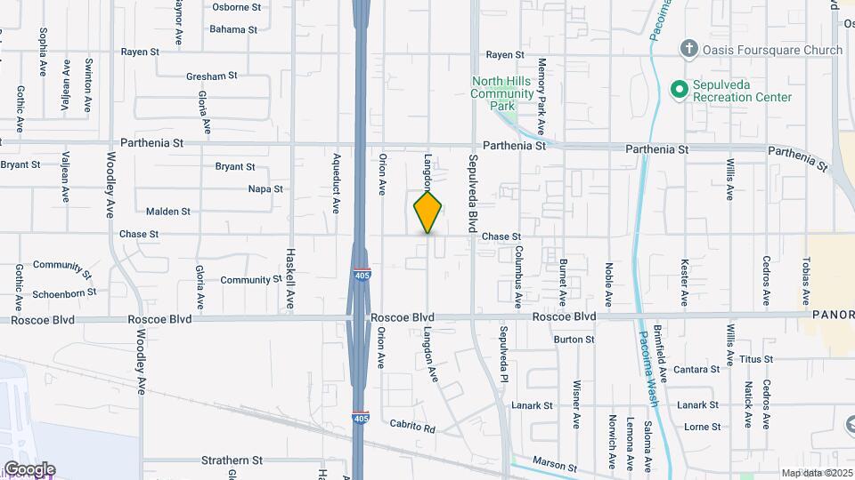 8457 Langdon Ave Map and Location Details