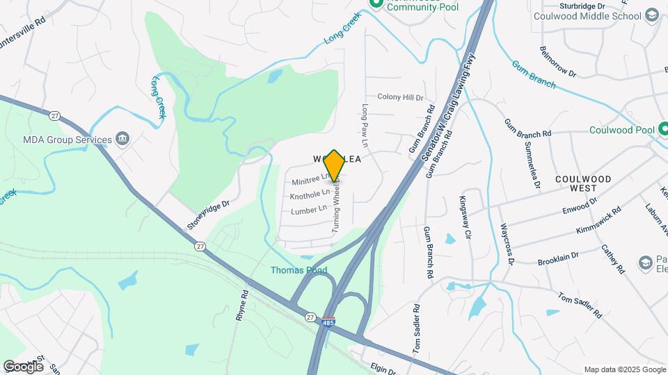 402 Knothole Ln Map and Location Details