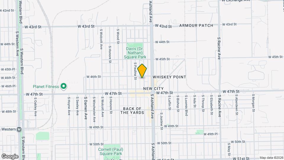 4610 S Marshfield Ave Map and Location Details