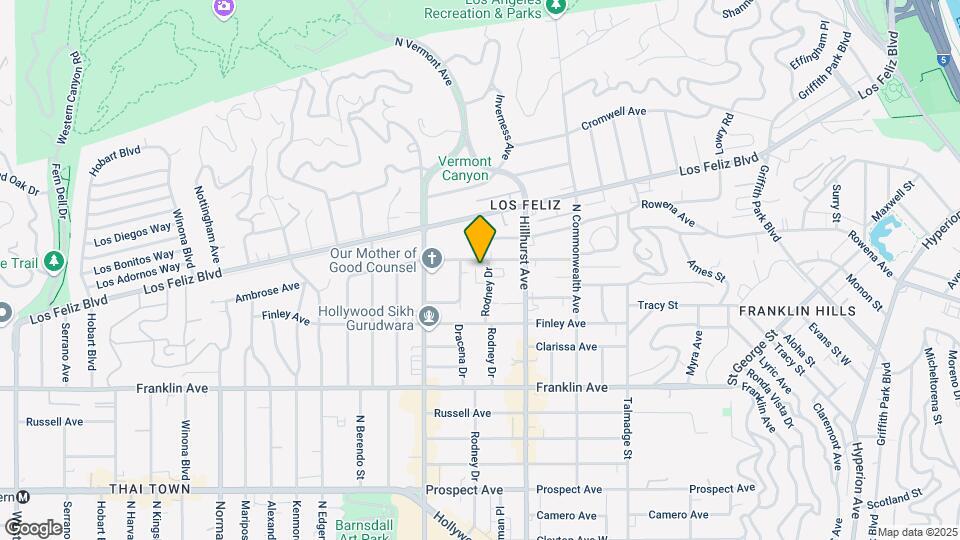 2065 Rodney Dr Map and Location Details