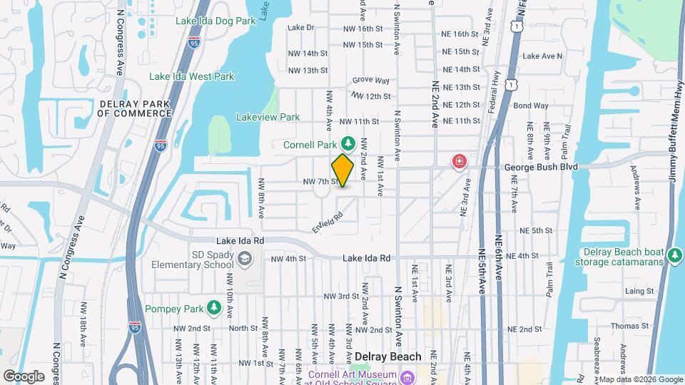 233 Lake Terrace Mapa y Detalles de la Ubicación
