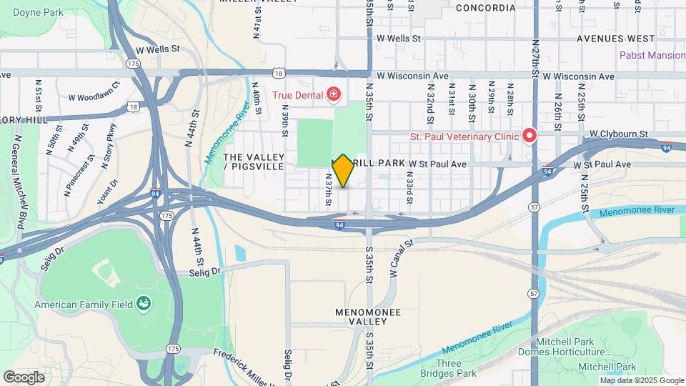 237 N 36th St Map and Location Details