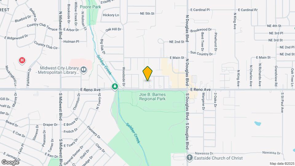 201 Woodman Dr Map and Location Details