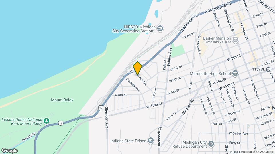 319 Lincoln Ave Map and Location Details