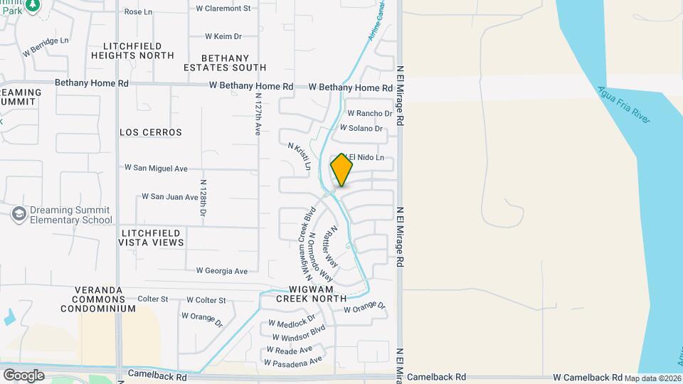 12446 W San Juan Ave Mapa y Detalles de la Ubicación