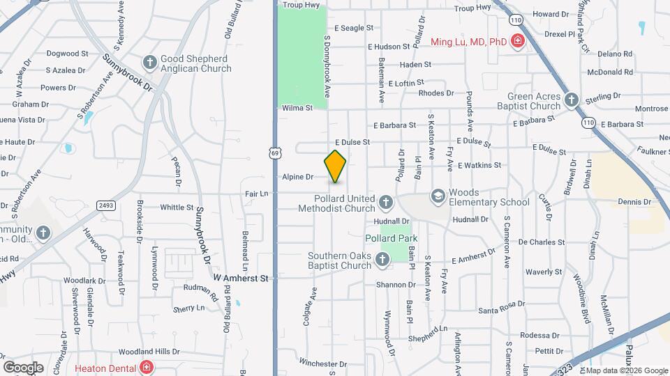 2930 S Donnybrook Ave Map and Location Details