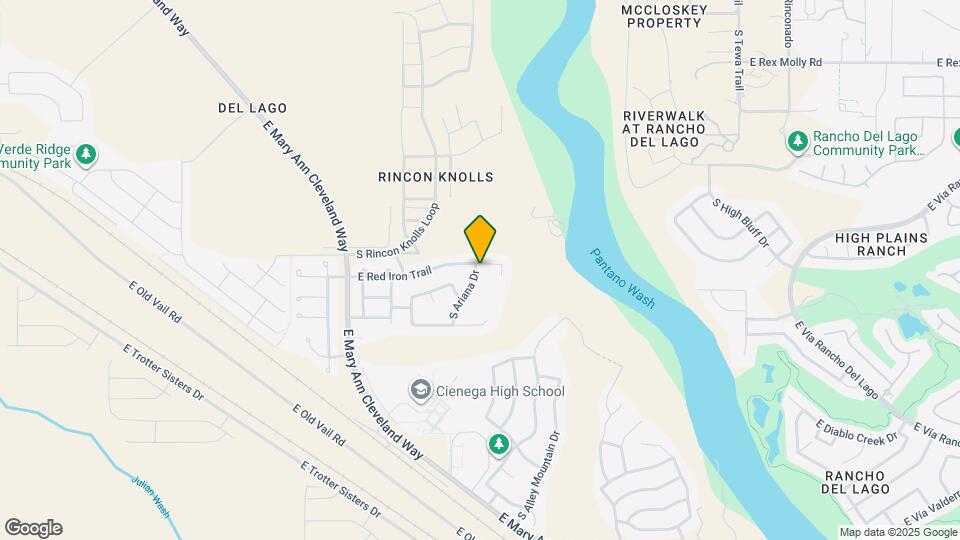 12878 E Red Iron Trail Map and Location Details