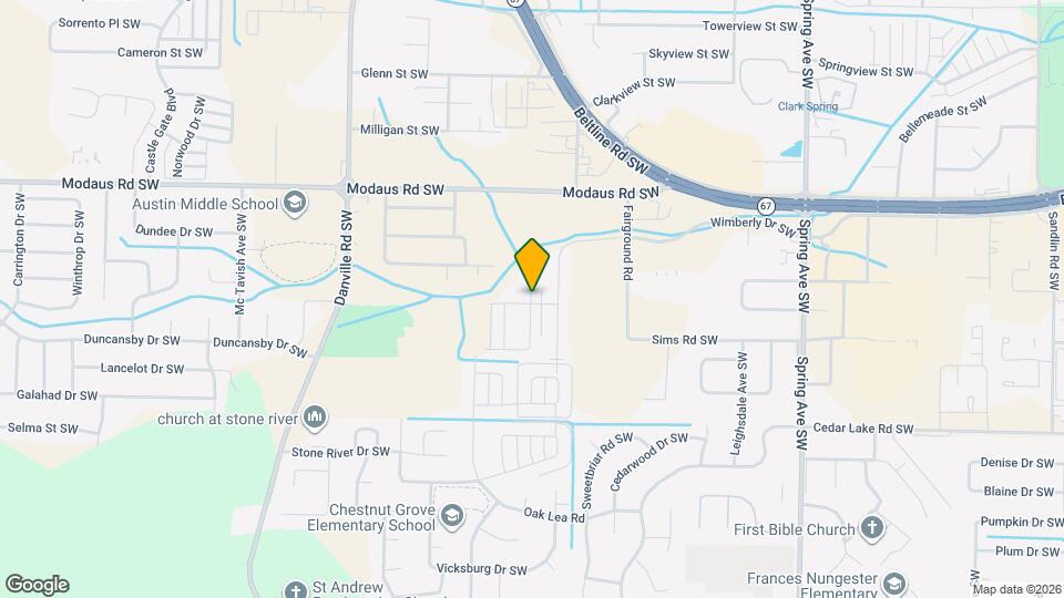2932 McDonald Ct SW Map and Location Details