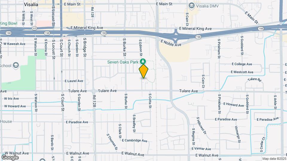 1040 S Edison St Mapa y Detalles de la Ubicación