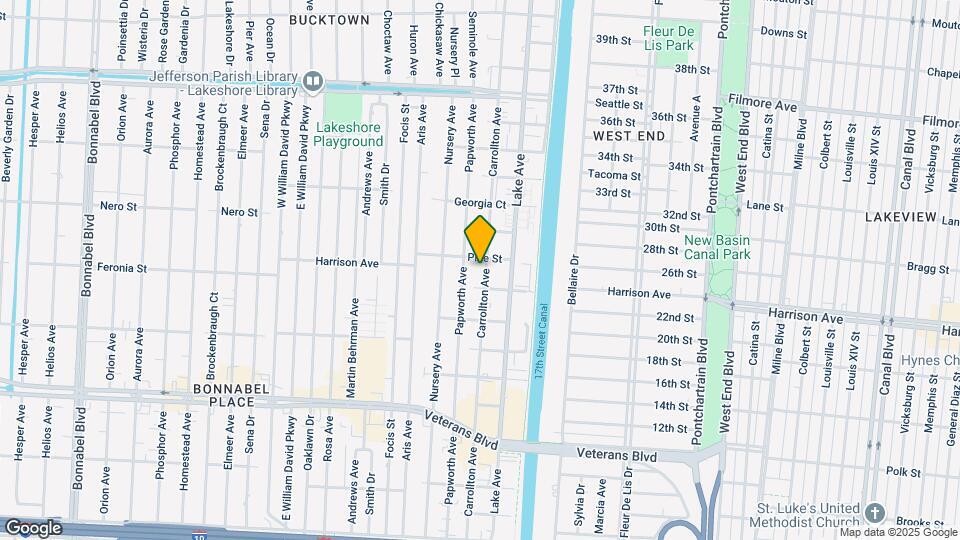 1158-1160 Carrollton Ave Map and Location Details