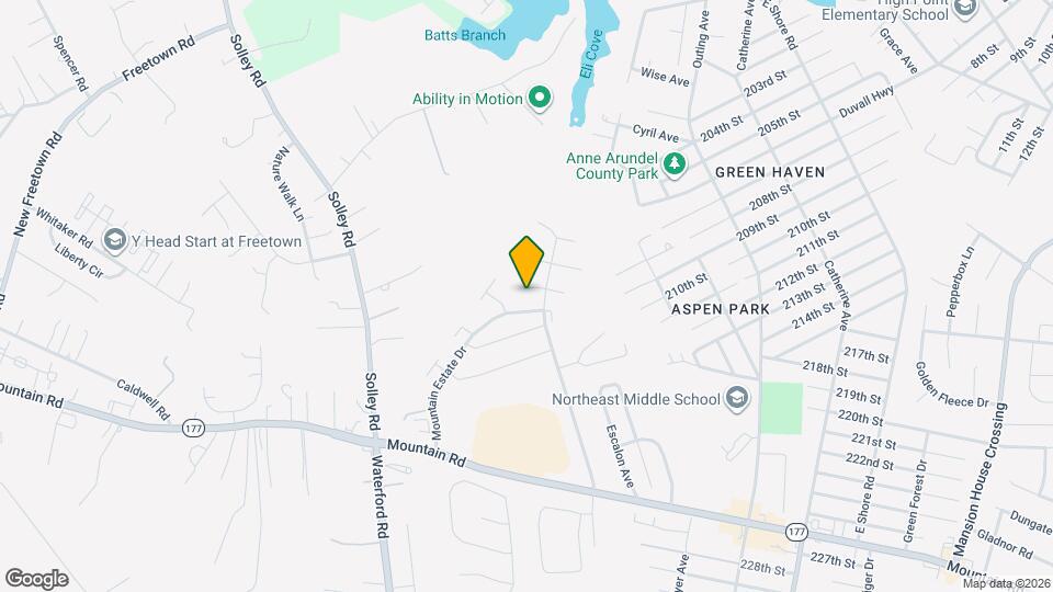 212 Mulberry Ridge Ct Map and Location Details