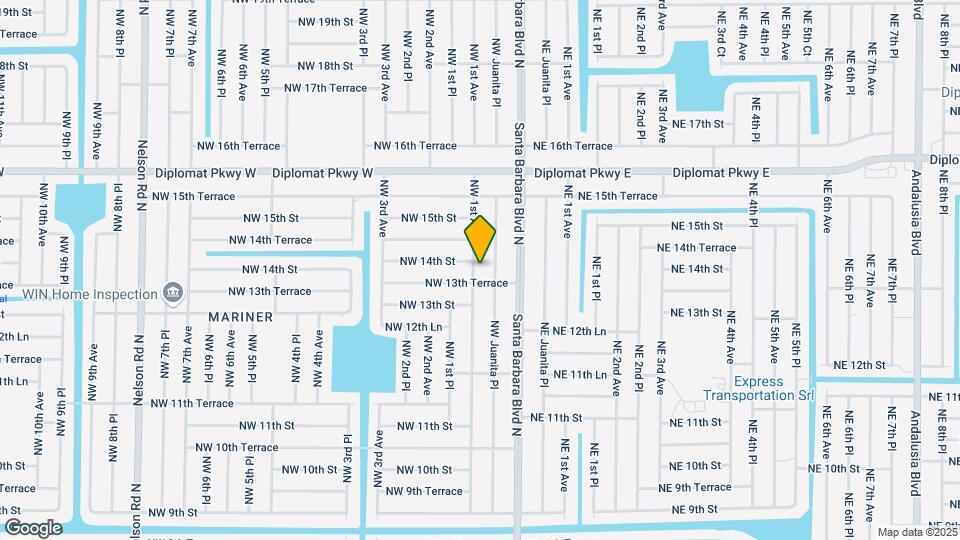 1321 NW 1st Ave Map and Location Details