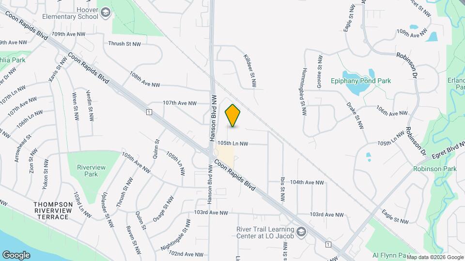 10563 Martin St NW Map and Location Details