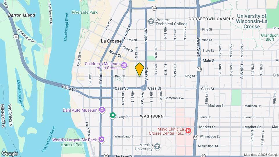 612 King St Map and Location Details