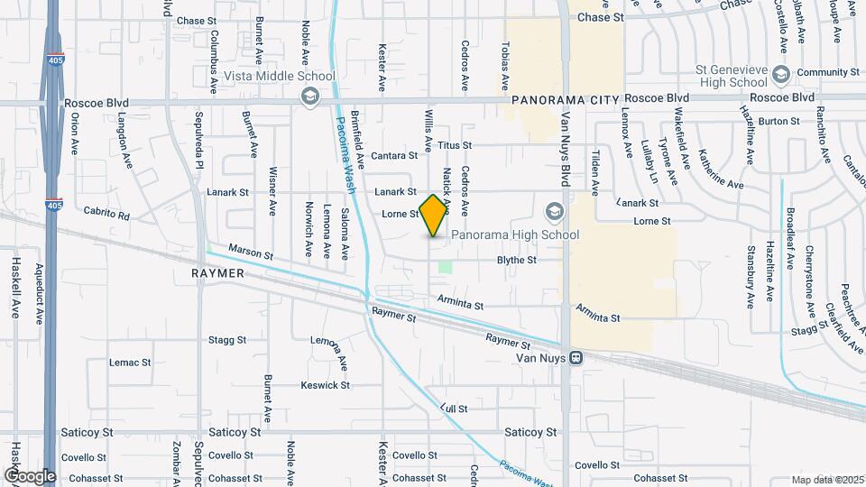 7960 Willis Ave Map and Location Details
